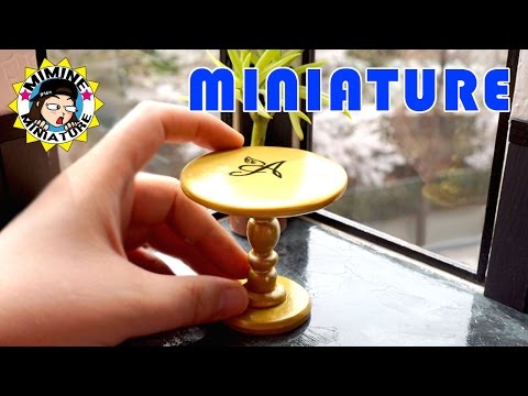 미니어쳐 카페 테이블 만들기 (점토로만 =ㅁ=) Miniature - Cafe tables / 미미네 미니어쳐 ミミネミニチュア