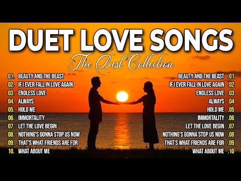 The Best Duet Love Songs Male And Female - David Foster, Celine Dion, Kenny Rogers, Whitney Houston