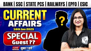 16 January Current Affairs 2025 | Current Affairs Today | Daily Current Affairs by Sushmita Ma'am