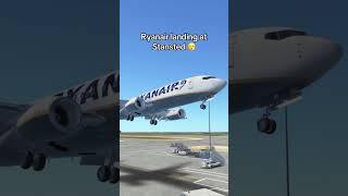 Goated Ryanair Landing! 🛬 😮‍💨 #shorts