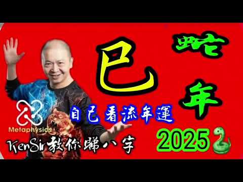 睇流年💖蛇🐍年《巳》《KenSir教你睇流年》｜2025🐍蛇年｜巳火🔥｜年月日時位置｜運程｜為生命創造價值 #astrology #八字 #盤古靈數 #玄學 #蛇年2025十二生肖  #留言區 👇