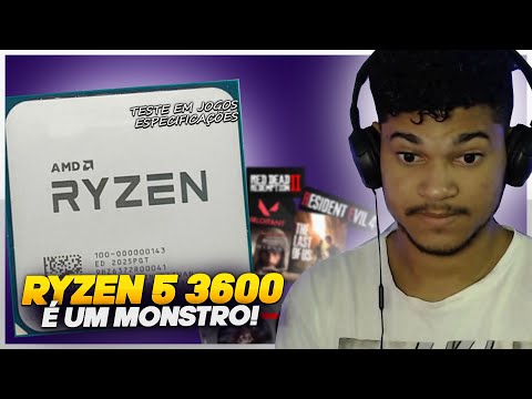 ESSE RYZEN 5 3600 É BOM PRA JOGOS em 2024? ANALISANDO ESPECIFICAÇÕES + TESTE EM JOGOS!