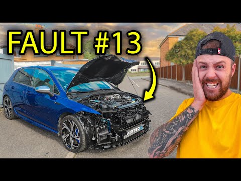 REBUILDING MY CRASH DAMAGED VW MK8 GOLF R