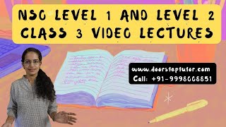 NSO Level 1 Class 3 Expected Topics - Important Lectures @ doorsteptutor.com