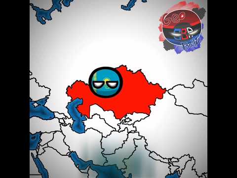 Kazakhstan's History 🇰🇿🛕 | COLLAB |  #countryballs #kazakhstan #history #shorts