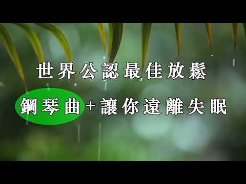 「讓你遠離失眠，放鬆睡眠！✅」世界公認最佳放鬆雨聲｜樹林自然雨聲睡眠音樂+鋼琴曲 輕音樂 睡眠，白噪音，PTSD，睡眠，下雨，雨天，真實雨聲，學習，工作，冥想，失眠，催眠，生活記錄，雨聲入睡