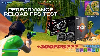 GTX 1660 SUPER + RYZEN 5 5600X: Fortnite Reload in 2025 - Performance Mode Test