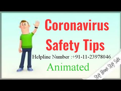 Coronavirus Safety Tips | Animated | Stay safe | Say creators