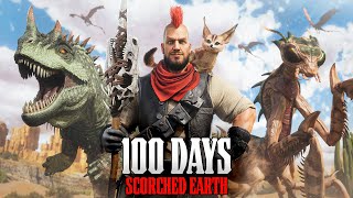 I Spent 100 Days In Ark Survival Ascended - Scorched Earth