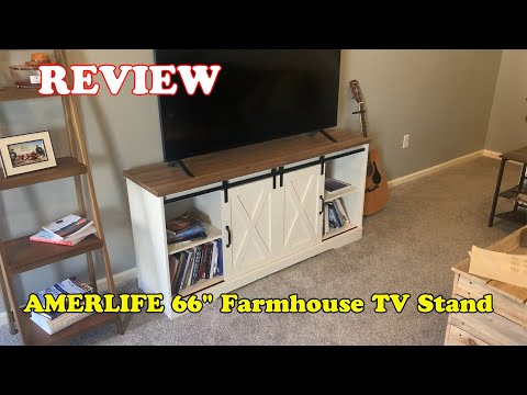 AMERLIFE 66" Farmhouse TV Stand | What You Need To Know Before Ordering