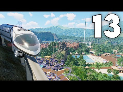 Planet Coaster 2 - Part 13 - Building a Futuristic Monorail Transport System