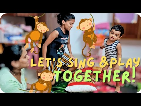 jump and sing 😍 | 5 little monkeys jumping on the bed | cocomelon song