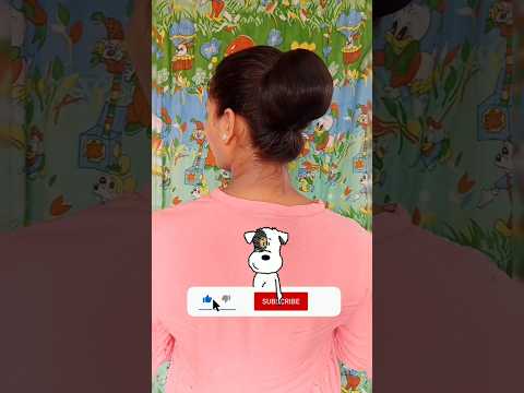 Hairstyle Tutorial || How To Make Wedding Bun With A Clucher #hairstyle #shorts #youtubeshorts #hair