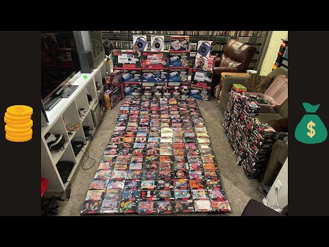 Huge video game snes lot over 250 boxed games pickup