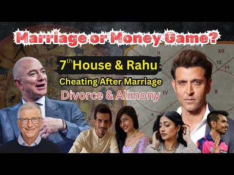 Marriage Divorce and Alimony Yoga in kundli | Love or Money Game