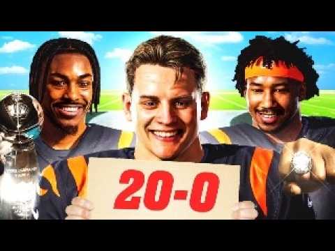 I Built The First Ever 20-0 Team In NFL History