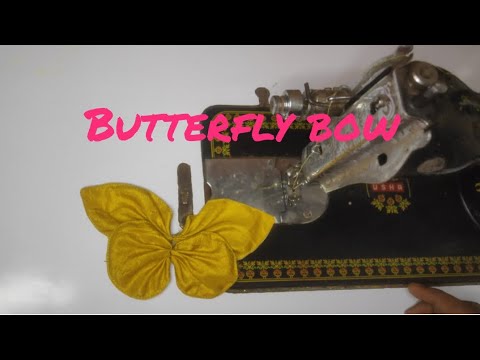 Butterfly bow || Butterfly febric design