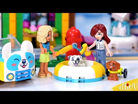 Wash the doggos 🐶🫧 LEGO Friends Dog Grooming Car build & review