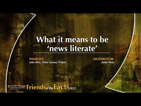 What it means to be 'news literate' (A Friends of the Facts conversation)