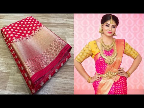 Banarasi tissue zari weaving Tanchui |  Monika opera mini  saree