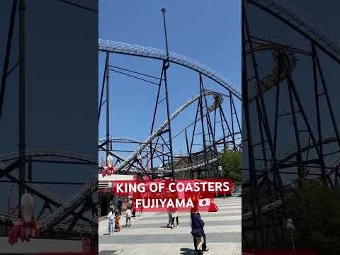 FUJIYAMA Roller Coaster in FujiQ Highland Japan #amazingjapan #shorts #extreme #rollercoaster #japan