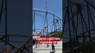 FUJIYAMA Roller Coaster in FujiQ Highland Japan #amazingjapan #shorts #extreme #rollercoaster #japan