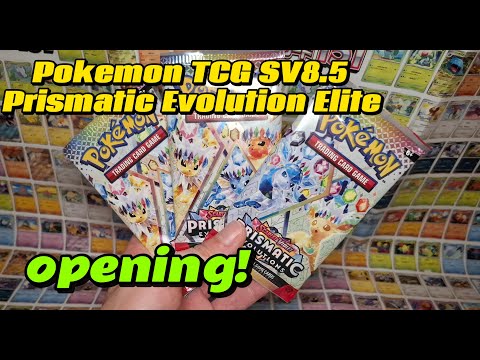 Pokemon TCG SV8 5 Prismatic Evolution  Box opening!