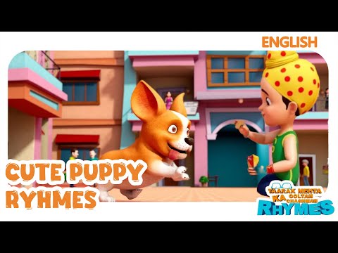 Cute Puppy Rhymes| TMKOC English Rhymes | #nurseryrhymes #english