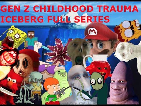 Gen Z Childhood trauma Iceberg (Full Series)