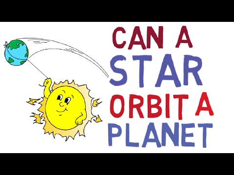 Can a star orbit a planet?