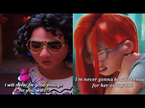 Two Generational Trauma scenes similar in both recent Disney movies