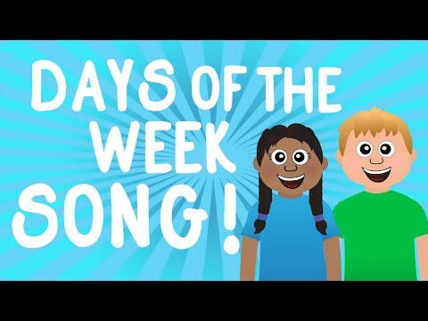 Learn the 7 Days of the Week Song for Kids – Learn Sunday Monday Weekdays – Kindergarten Preschool