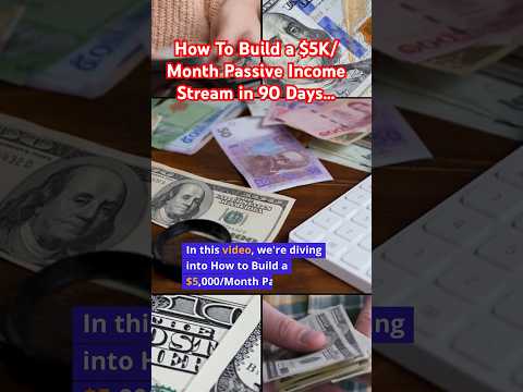 Achieve $5k/Month Passive Income For Beginners!