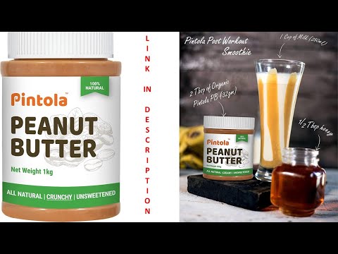 ✅Pintola Peanut Butter | Cholesterol Free | Gluten Free | Vegan