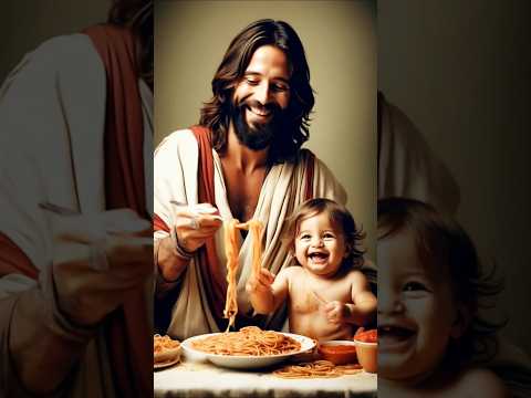 Jesus, time for dinner 👶🙏 #deus #oracäopoderosa #fé #jesus #jesuschrist #fe