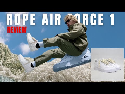 Rope Air Force 1 Review - Chunky Rope laces in AF1?!