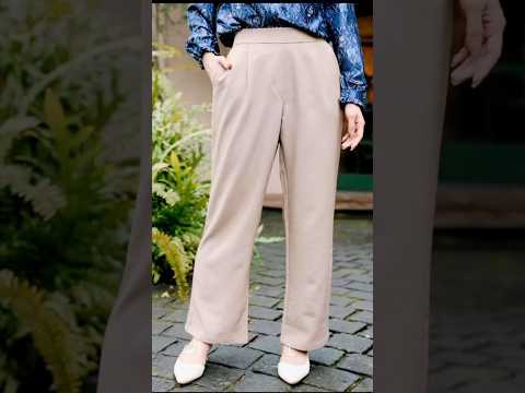 Beatrice Clothing Nico Pants - Celana Panjang Basic Wanita Pinggang Karet #beatriceclothing #pants