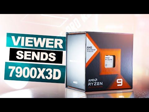 A viewer SENT me a 7900X3D — Unboxing