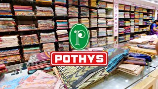 Pothys latest 15 Model & Fabrics designer sarees collection with price