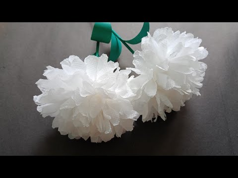 Easy and Beautiful tissue paper Flowers| Tissue paper Flowers Making Ideas at Home| DIY Decoration|