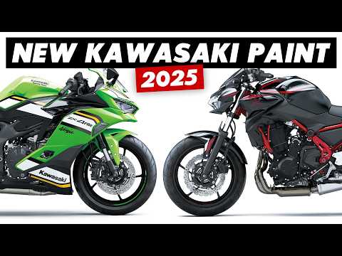 New 2025 Kawasaki Colours For Z650, Ninja 650, Z900RS, ZX-4RR, ZX-6R, ZX-10R, Z H2 Announced!