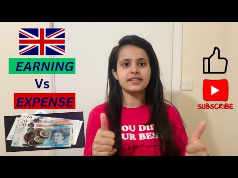 |How much students can earn in London 🇬🇧  V/S Expenses 2024| cost of living in UK |