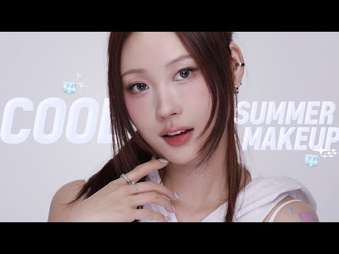 Refreshing Summer Makeup🧊 + light base makeup, cool makeup hacks ✨ | 이사배 (RISABAE Makeup)