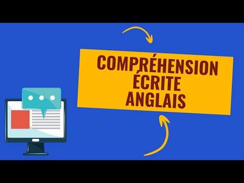 Compréhension écrite anglais