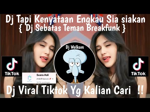 DJ TAPI KENYATAAN ENGKAU SIA SIAKAN || DJ SEBATAS TEMAN BREAKFUNK || DJ VIRAL TIK TOK 2024 FYP !!