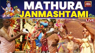 LIVE: Janmashtami Maha Abhishek | Live Shri Krishna Janmashtami Darshan 2024 Live Mathura Janmbhoomi