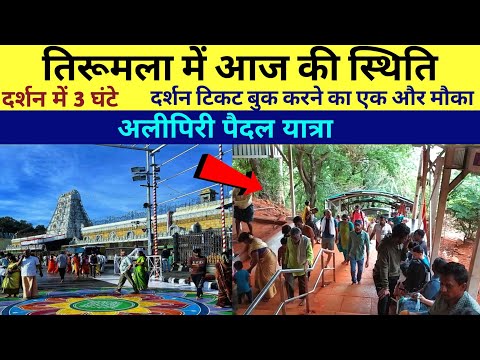 Tirumala Today Status | Alipiri Footsteps To Tirumala | Tirumala Darshan Ticket Release | DP Trekker