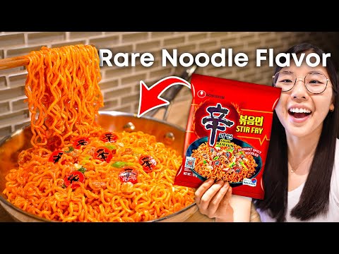 NEW Shin Ramyun Stir Fry 🔥 (Better than Buldak FIRE NOODLES?)