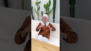 Batik Diandra - Blouse Batik Modern - Rania Blouse #batikdiandra #batik #bajubatik #blousebatik