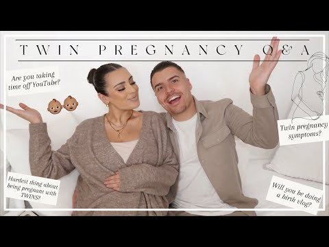 TWIN PREGNANCY Q&A | SHOCKED, SYMPTOMS & BIRTH VLOG?